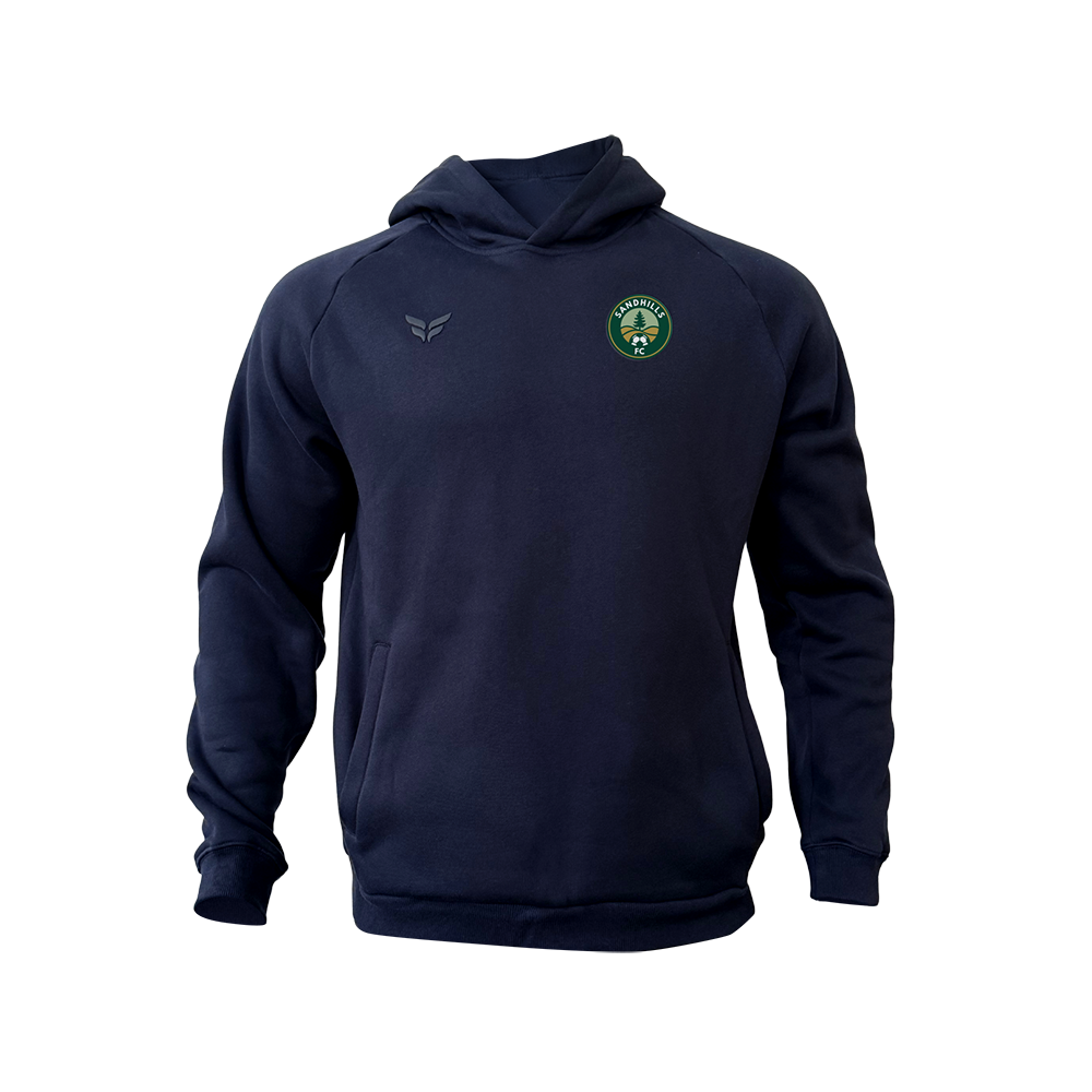 SANDHILLS FC COTTON-BLEND PREMIUM HOODIE (NAVY)