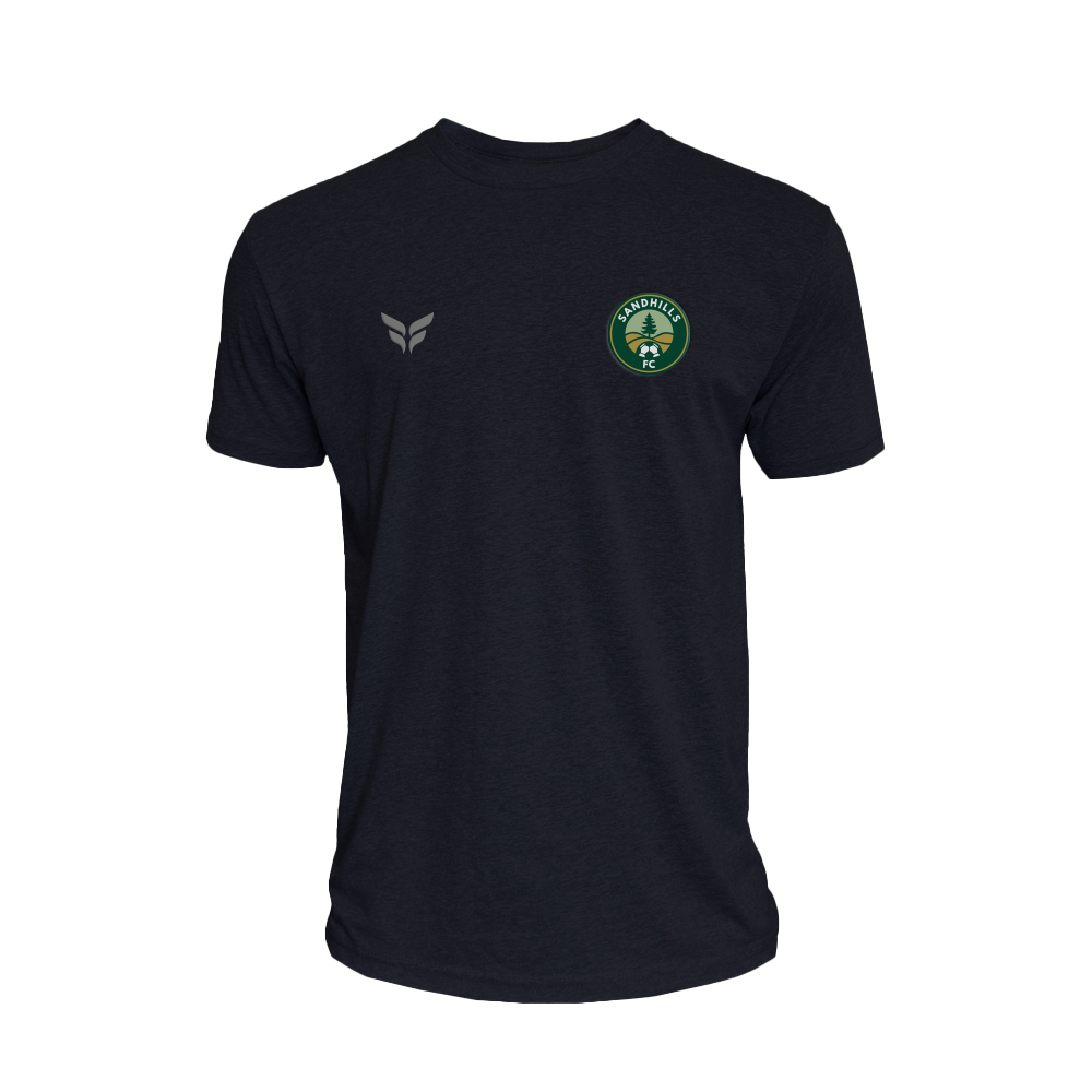 SANDHILLS FC COTTON-BLEND TSHIRT (BLACK)
