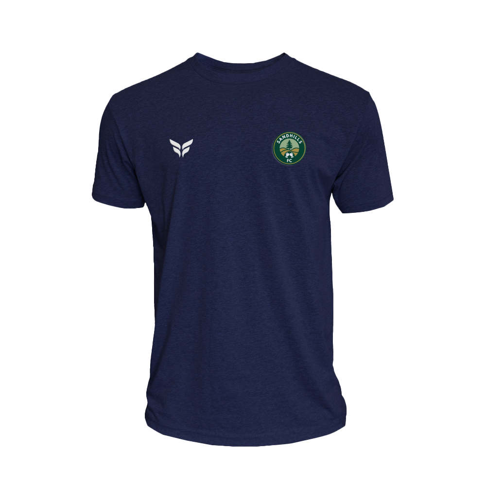 SANDHILLS FC COTTON-BLEND TSHIRT (NAVY)