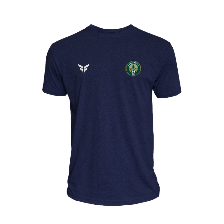 SANDHILLS FC COTTON-BLEND TSHIRT (NAVY)