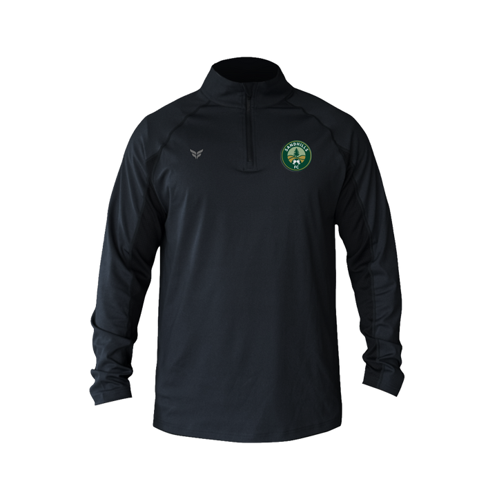 SANDHILLS FC STEALTH QUARTER-ZIP (BLACK)