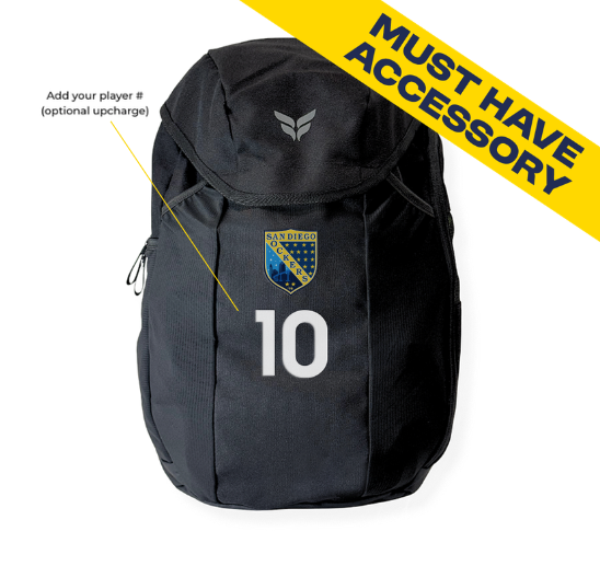 SD SOCKERS YOUTH TEAM BACKPACK (BLACK)