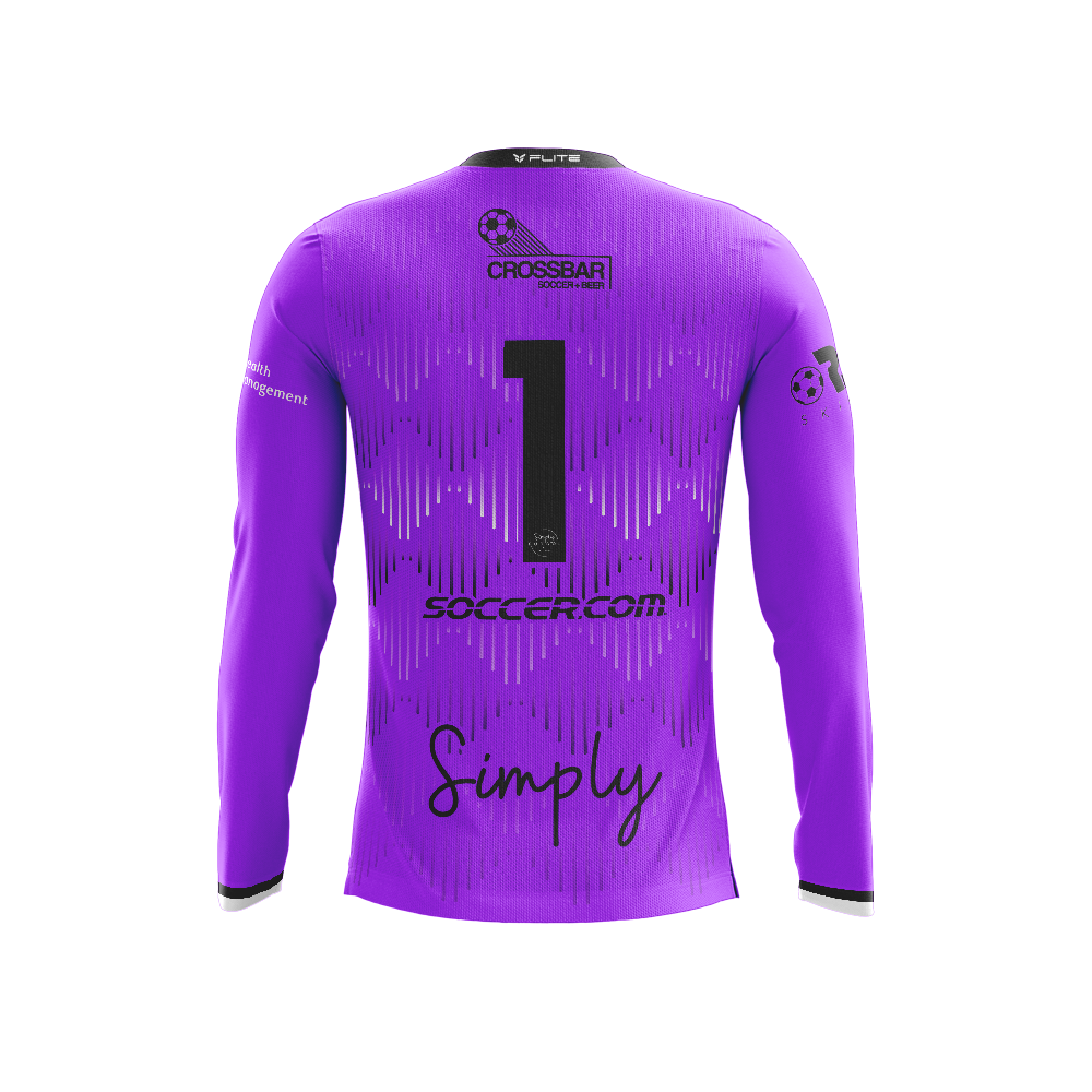 SIMPLY FUTBOL 2026 TST WOMENS GK JERSEY LS (PURPLE)