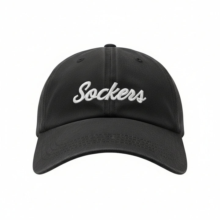SD SOCKERS UNSTRUCTURED "DAD" HAT (BLACK)