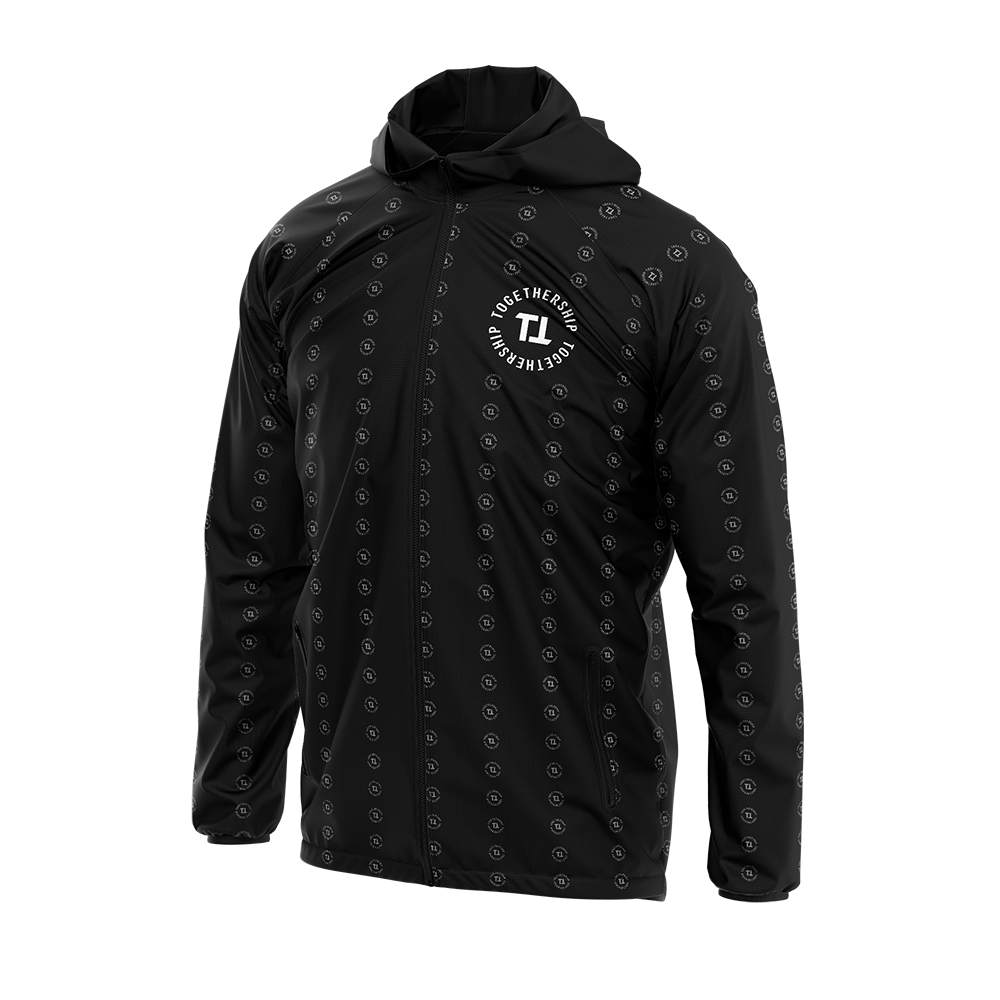 CHAQUETA CORTAVIENTOS TOGETHERSHIP (NEGRO)
