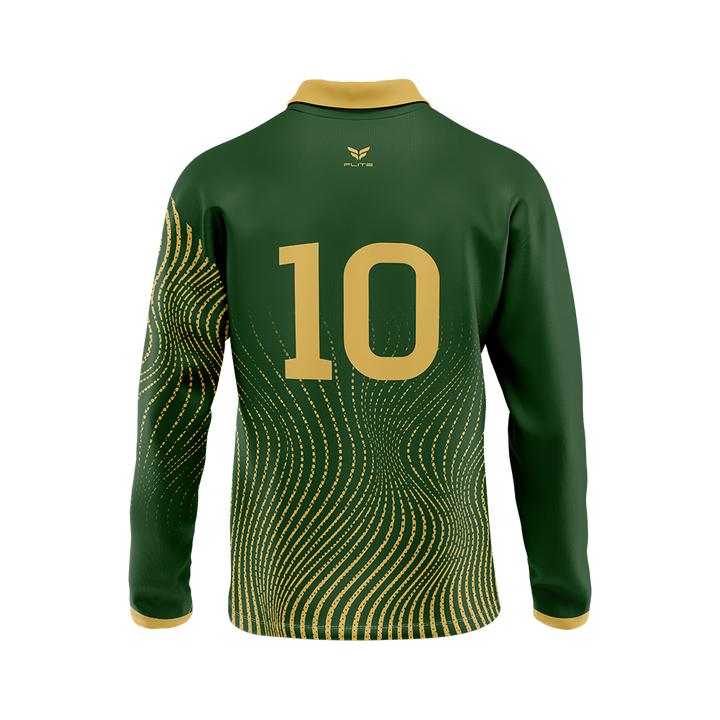 TEKFLOW FUTSAL ELITE GK JERSEY HIGH COLLAR LS (GREEN)