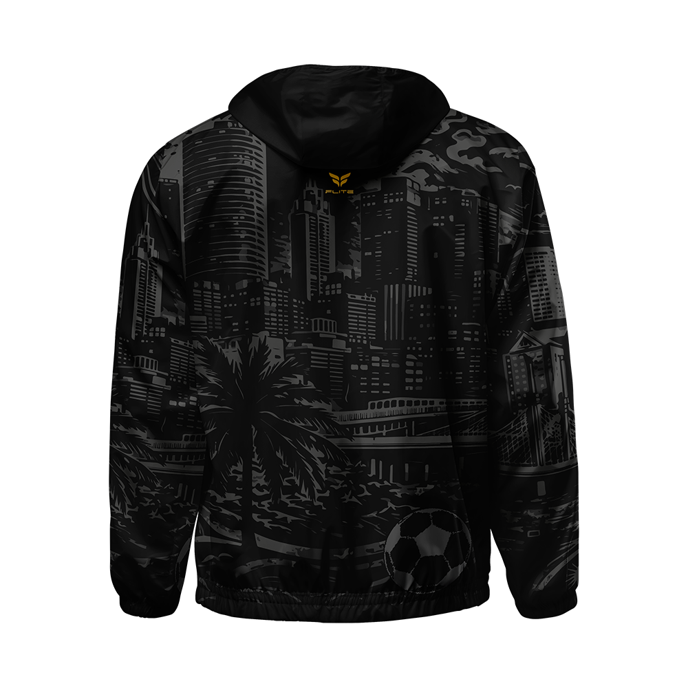 TEKFLOW FUTSAL ELITE WINDBREAKER JACKET (BLACK)