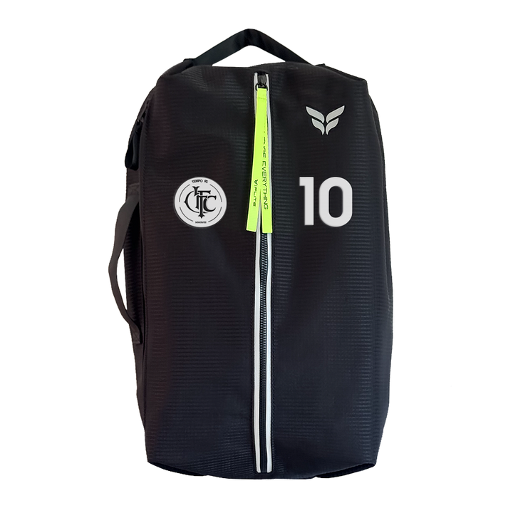TEMPO FC GAME DAY BAG WITH PLAYER NUMBER (BLACK)