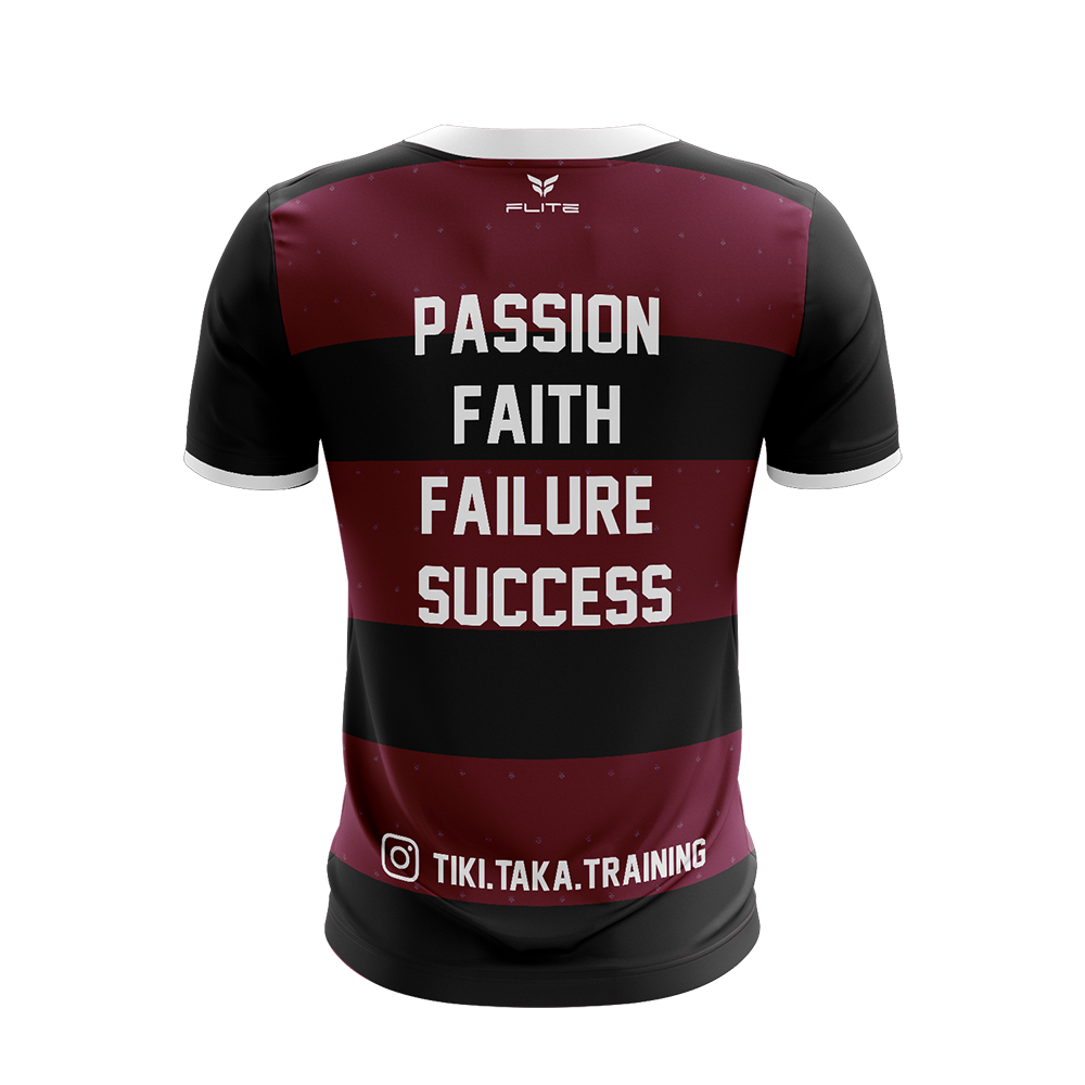 TIKI TAKA SUNDAY LEAGUE JERSEY SS (MAROON)