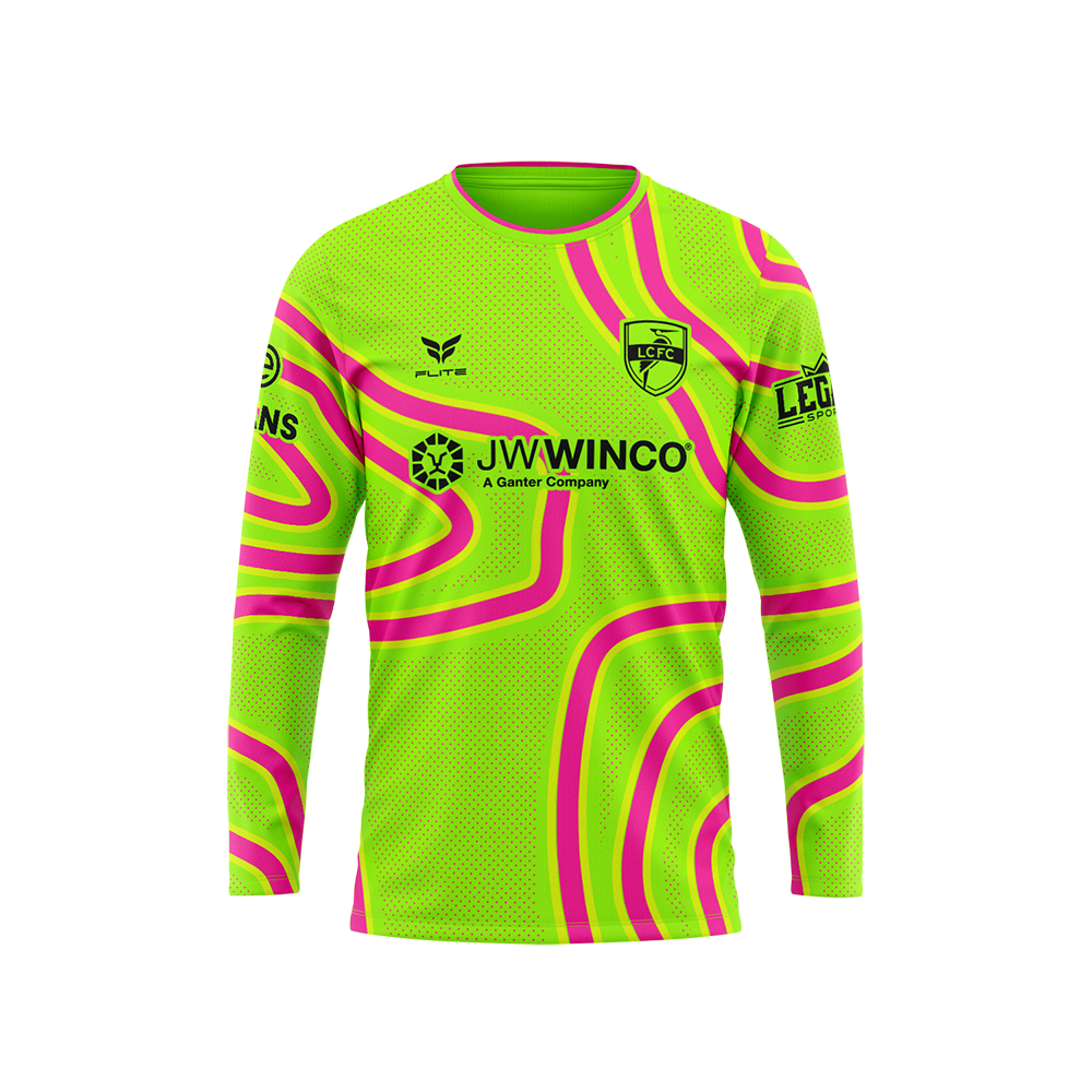 LCFC GK JERSEY LS (NEON GREEN)