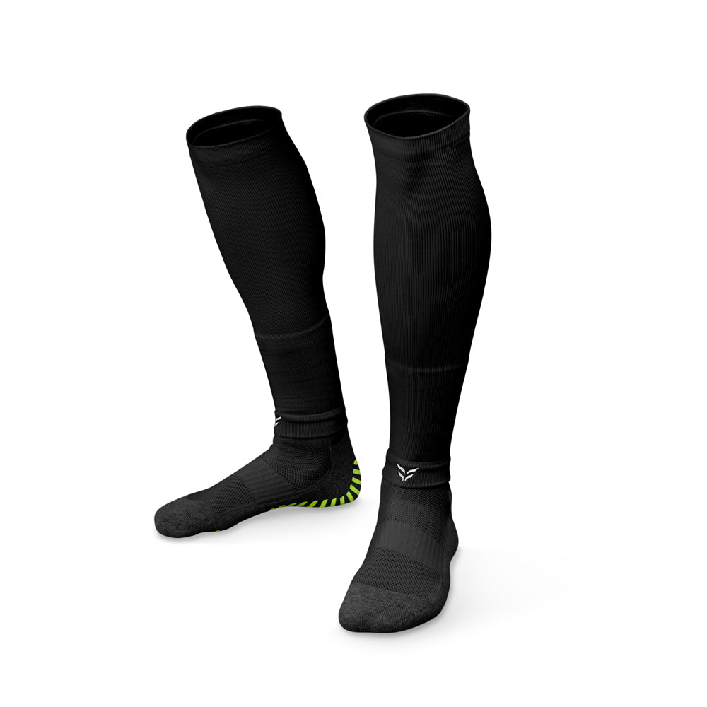 Grip Sock + Sleeve Bundle (Black & Neon Green)