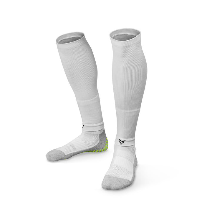 Grip Sock + Sleeve Bundle (White & Neon Green)